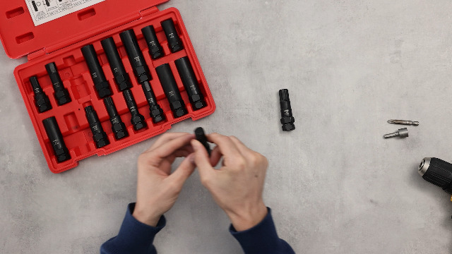 Neiko 02457A Lug-Nut Key Set, Wheel-Lock Removal Tool Kit for